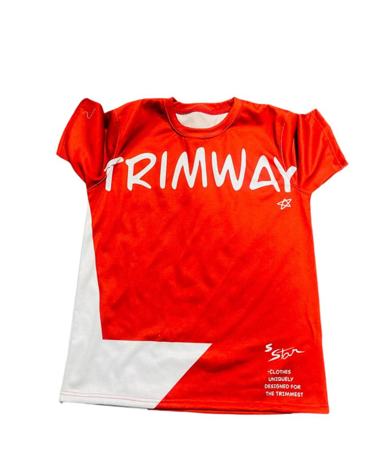 Red/White TrimWay Signature Tee